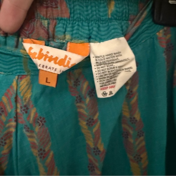 Fabindia Women Turquoise Cotton Salwar - Picture 11 of 15